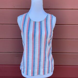 Marine Layer Multicolor Striped Tank‎ Top